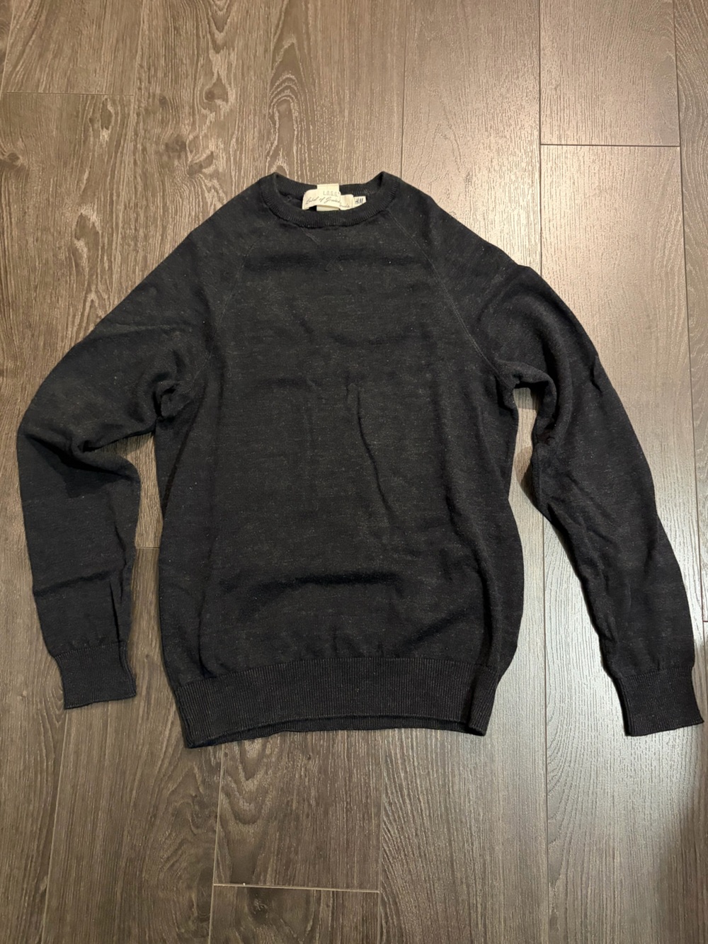 H&M Men's Black Crewneck Pullover Sweater